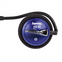 Hama PC-Headset "HS-55", displej box 12 ks - modrá