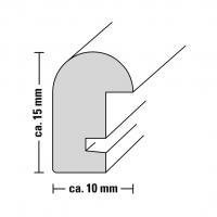 Hama rámeček dřevěný PHOENIX, bílý, 20x30 cm