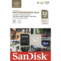 SanDisk MAX ENDURANCE microSDHC Card s adaptérem 32GB