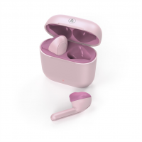 Hama Bluetooth sluchátka Freedom Light, pecky, nabíjecí pouzdro, růžová