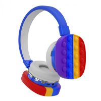 Oxe Bluetooth bezdrátová dětská sluchátka Pop It, modrá