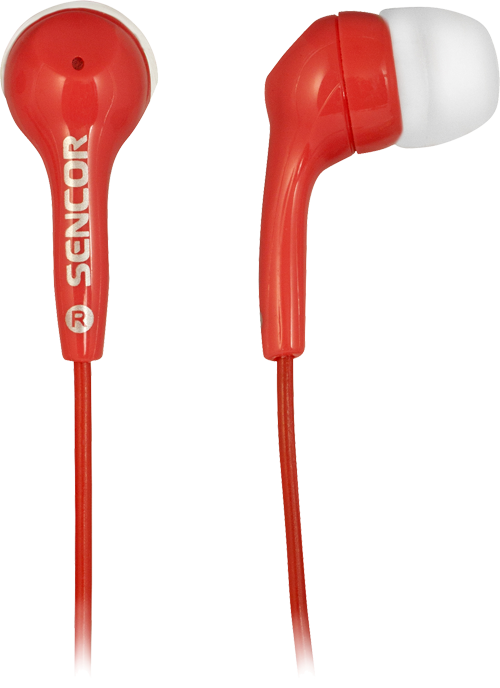 Sluchátka SEP 120 - červená Sencor