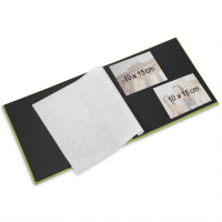 Hama album klasické spirálové FINE ART 28x24 cm, 50 stran, kiwi