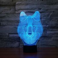 3D lampa Animal Wolf MYWAY