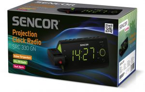 SRC 330 GN Radiobudík s projekcí Sencor
