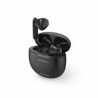 Thomson Bluetooth sluchátka WEAR77032, pecky, nabíjecí pouzdro, černá