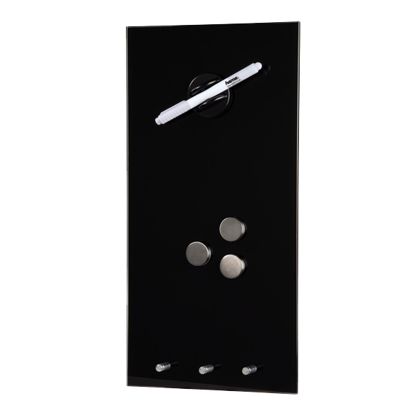 Hama skleněná magnetická tabule, 20x40 cm, černá