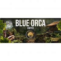 Blue Orca Fusion Peru Fazenda Verde, zrnková káva, 1 kg, Arabica/Robusta (75/25 %) Blue Orca Coffee