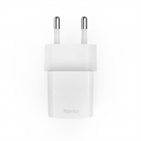 Hama Eco rychlá USB nabíječka, USB-C PD/QC 25 W, bílá