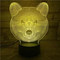 3D lampa Bear MYWAY