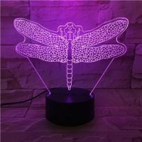 3D lampa Dragonfly