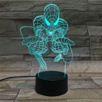 3D lampa Spiderman