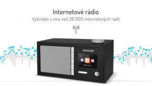 SIR 5000WDB INTERNETOVÉ RADIO SENCOR