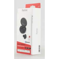 Hama Bluetooth špuntová sluchátka LiberoBuds, bezdrátová, nabíjecí pouzdro, černá