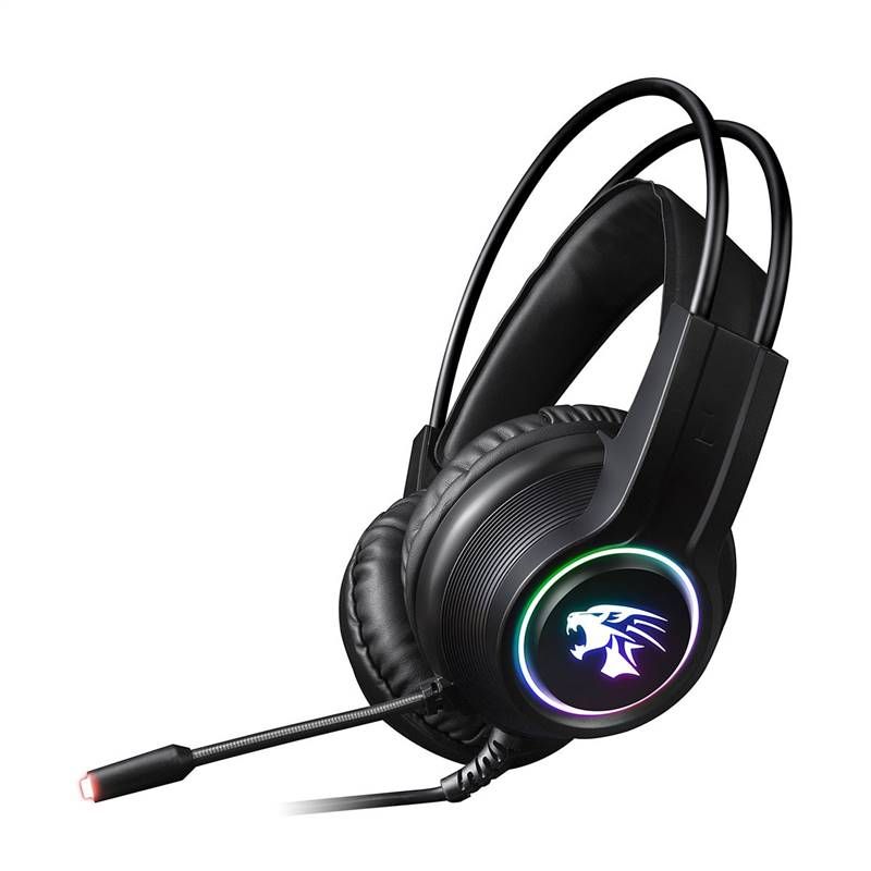 Omega VARR RGB herní sluchátka s mikrofonem 2x3,5mm černé VH8030 Platinet