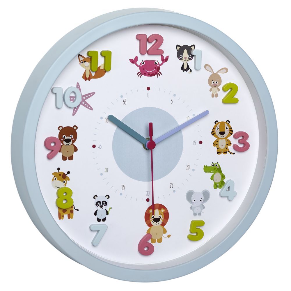 TFA 60.3051.14 - Dětské nástěnné hodiny LITTLE ANIMALS